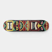 Aangepaste naam voor Cool Tiki Totem Skateboard (Horizontaal)