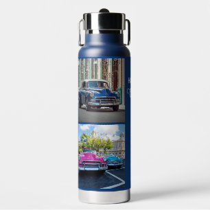 Aangepaste naam voor Havana CUBA Cars Waterfles