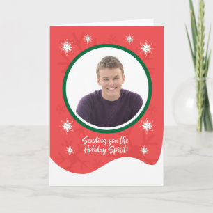 Aangepaste naam voor Holiday Spirit verzenden met Kaart
