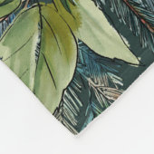 Aangepaste naam voor kerstfilms bekijken fleece deken (Hoek)