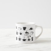 Aangepaste naam voor koffieliefhebber, kleine espr espresso kop (Rechts)