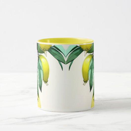 Aangepaste naam voor Lemon Tree Mok (Midden)