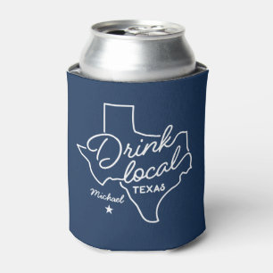 Aangepaste naam voor lokale Dinking Texas Blikjeskoeler