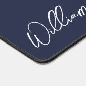 Aangepaste naam voor modern script bureaumat (Hoek)