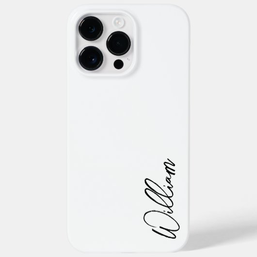 Aangepaste naam voor modern script Case-Mate iPhone case (Achterkant)