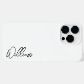 Aangepaste naam voor modern script Case-Mate iPhone case (Achterkant (horizontaal))