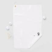 Aangepaste naam voor modern script golfhanddoek (Insitu)