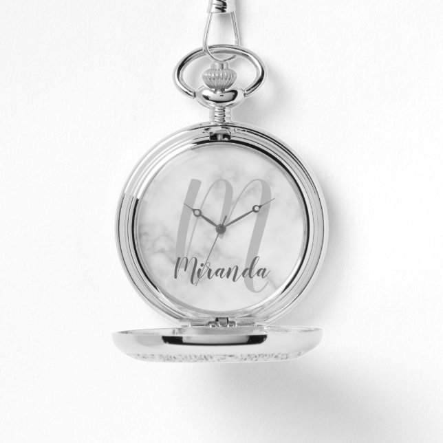 Aangepaste naam voor modern script horloge (Voorkant)