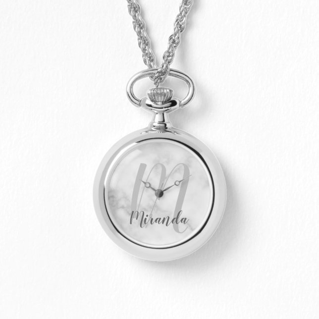 Aangepaste naam voor modern script horloge (Voorkant)
