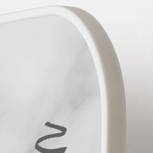 Aangepaste naam voor modern script pickleball paddle (Links Detail)