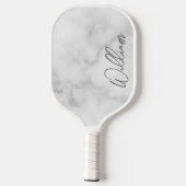 Aangepaste naam voor modern script pickleball paddle (Achterkant)