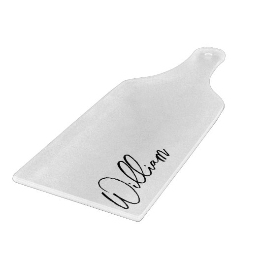 Aangepaste naam voor modern script snijplank (Hoek)