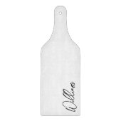 Aangepaste naam voor modern script snijplank (Voorkant)