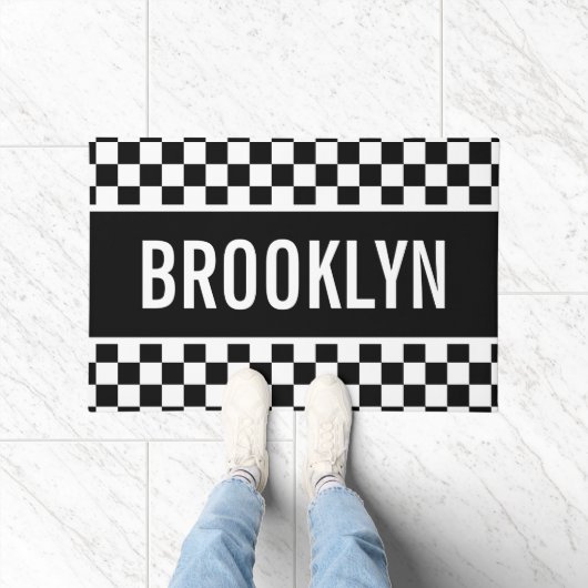 Aangepaste naam voor rackbordpatroon Klassiek Deurmat (Binnen)