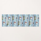 Aangepaste naam voor Sailing Pattern yoga mat (Voorkant (horizontaal))