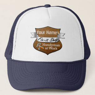 Aangepaste naam voor speciale handmatige probleemo trucker pet