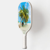 Aangepaste naam voor strand op Maldiven Pickleball Paddle (Links)