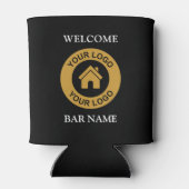 Aangepaste naam voor zakelijke Logo Blikjeskoeler (Achterkant)