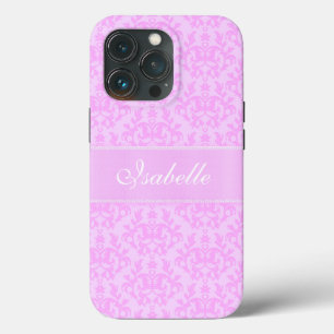Aangepaste naam: vouw lila roze iPhone 13 pro hoesje