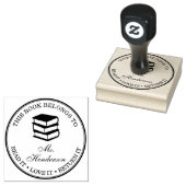 Aangepaste naam waartoe dit boek behoort 	rubberstempel (Gestempeld)