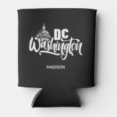 Aangepaste naam Washington DC Blikjeskoeler (Voorkant)
