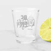 Aangepaste naam Washington DC Shot Glas (Achterkant)