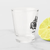 Aangepaste naam Washington DC Shot Glas (Links)