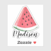 Aangepaste naam Watermelon Sticker (Vel)