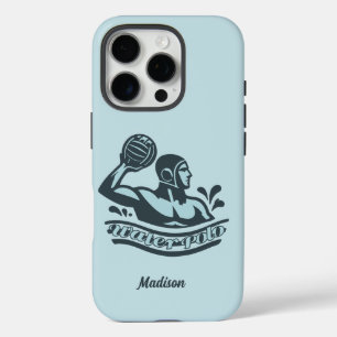 Aangepaste naam waterpolo iPhone 16 pro hoesje