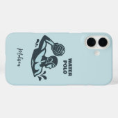 Aangepaste naam waterpolo Case-Mate iPhone case (Achterkant (horizontaal))