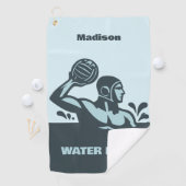 Aangepaste naam waterpolo golfhanddoek (Insitu)