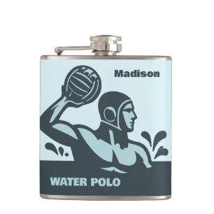 Aangepaste naam waterpolo heupfles