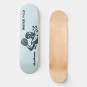 Aangepaste naam waterpolo skateboard (Voorkant)
