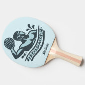 Aangepaste naam waterpolo tafeltennisbatje (Zijkant)