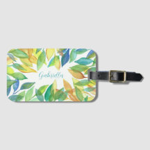 Aangepaste naam Waterverf Bladeren