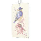 Aangepaste Naam Waterverf Bluebird Garden Bird Art Luchtverfrisser (Links)
