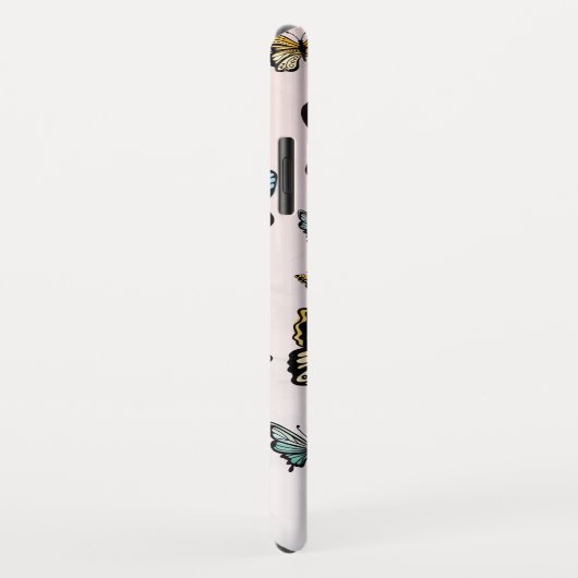 Aangepaste naam| Waterverf Butterflies Case-Mate iPhone Case (Achterkant/rechts)