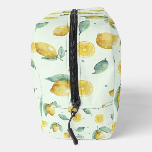 Aangepaste naam waterverf citroenen toilettasje (Rechts)