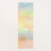 Aangepaste naam Waterverf Zonnebloem Yogamat (Achterkant)