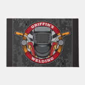 Aangepaste naam Welder Metal Fabricator Weldequate Deurmat (Voorkant)