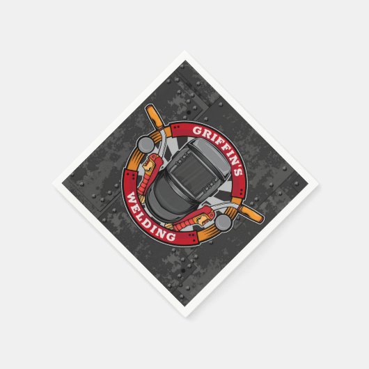 Aangepaste naam Welder Metal Fabricator Weldequate Servet (Hoek)