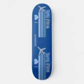 Aangepaste naam wereldreis skateboard (Voorkant)