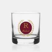 Aangepaste naam whisky glas (Voorkant)