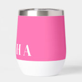 Aangepaste naam Wijn Tumbler (Achterkant)