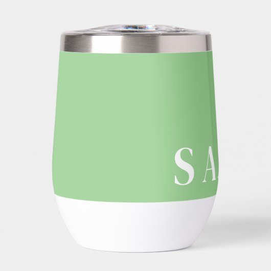 Aangepaste naam Wijn Tumbler (Voorkant)