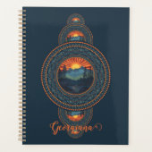 Aangepaste Naam  Wildernis Siermandala Planner (Voorkant)