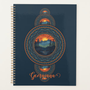 Aangepaste Naam  Wildernis Siermandala Planner