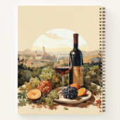 Aangepaste naam Wine Lover's Notitieboek (Achterkant)