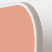 Aangepaste naam Witte Monogram Pickleball Paddle (Links Detail)