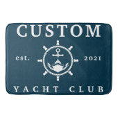 Aangepaste naam Yacht Club Rug, Aangepaste Rug voo Badmat (Voorkant)